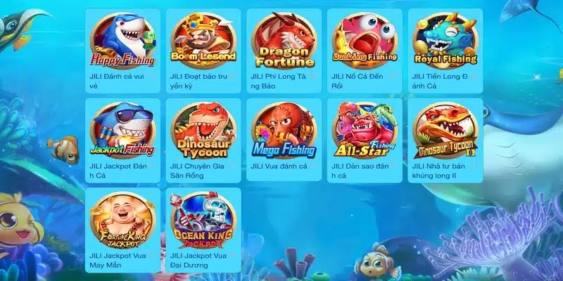 Nhiều game hay tại sảnh JILI